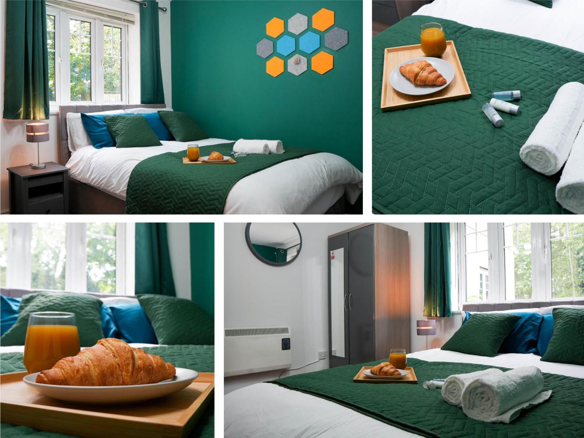 Whole 2-Bed Apartment - Contractors, Professionals, Ulez Free, Free Parking, B'Ham City 10Mins 伯明翰 外观 照片